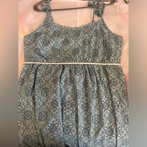 Live to Be Spoiled Junior Girls Tassel Tie Shoulder Skater Dress sz 2X - Picture 8 of 8